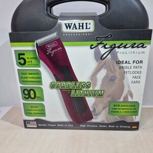 Wahl Professional Figura ProLithium Cordless Clippers 5 in‎ 1 Blade Set Made USA